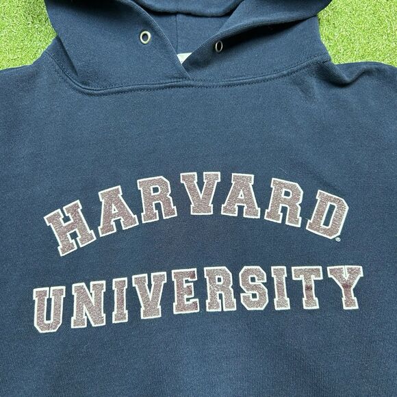 Harvard University Blue Sweatshirt Hoodie Adult Mens Size Large - Picture 2 of 7